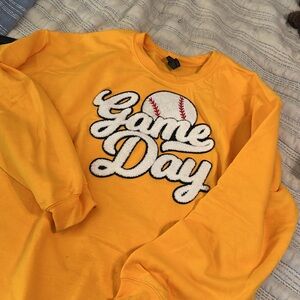Game Day Yellow Sweatshirt